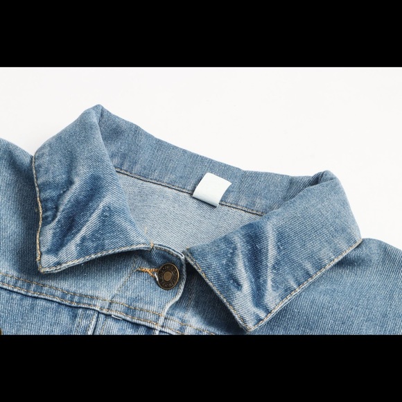 B2G1🍁🆕Denim Button Down Crop Jean Jacket - Picture 7 of 8
